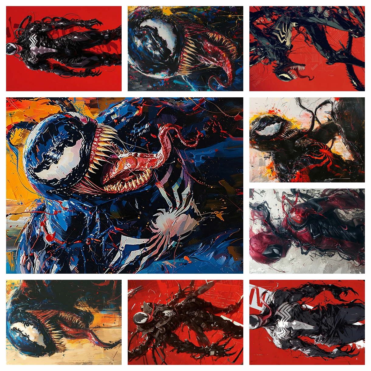 Anime Marvel venom spider-man  - Resin Craft Kit review and price