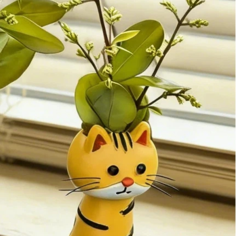 Cute Cat Shaped Flower Device  - Dried Flower Bulk review and price