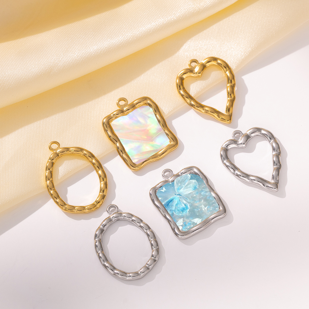 5pcs Stainless Steel Heart Rou - Resin Craft Material review and price