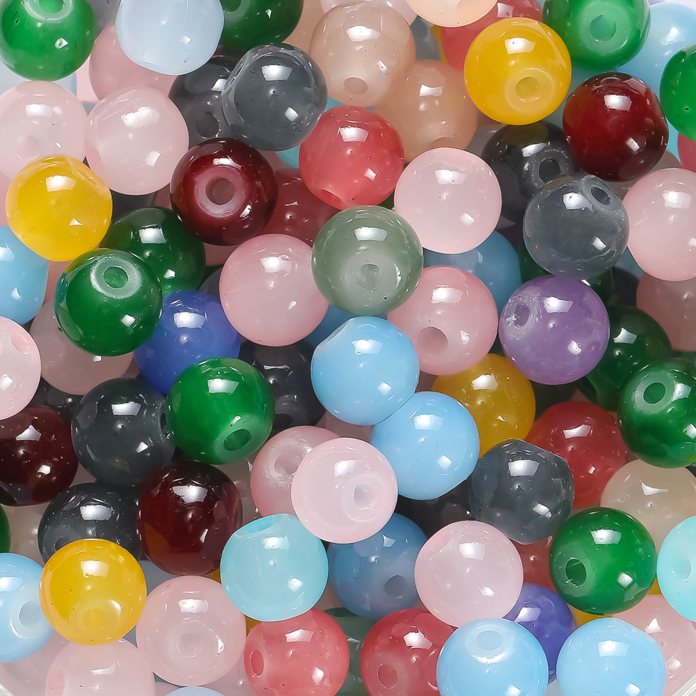 30/50pcs 6mm Glass Round Beads - Resin Craft Material review and price