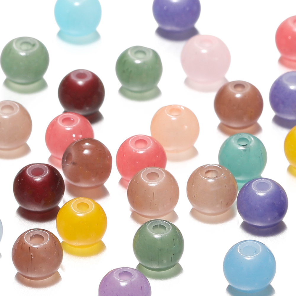 30/50pcs 6mm Glass Round Beads - Resin Craft Material review and price