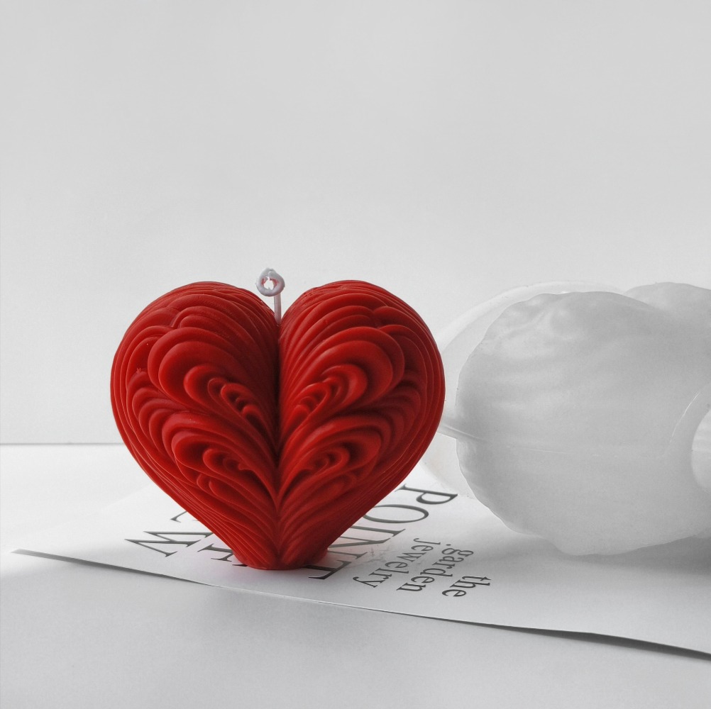 Romantic Heart Silicone Candle - Resin Ocean Wave Mold review and price