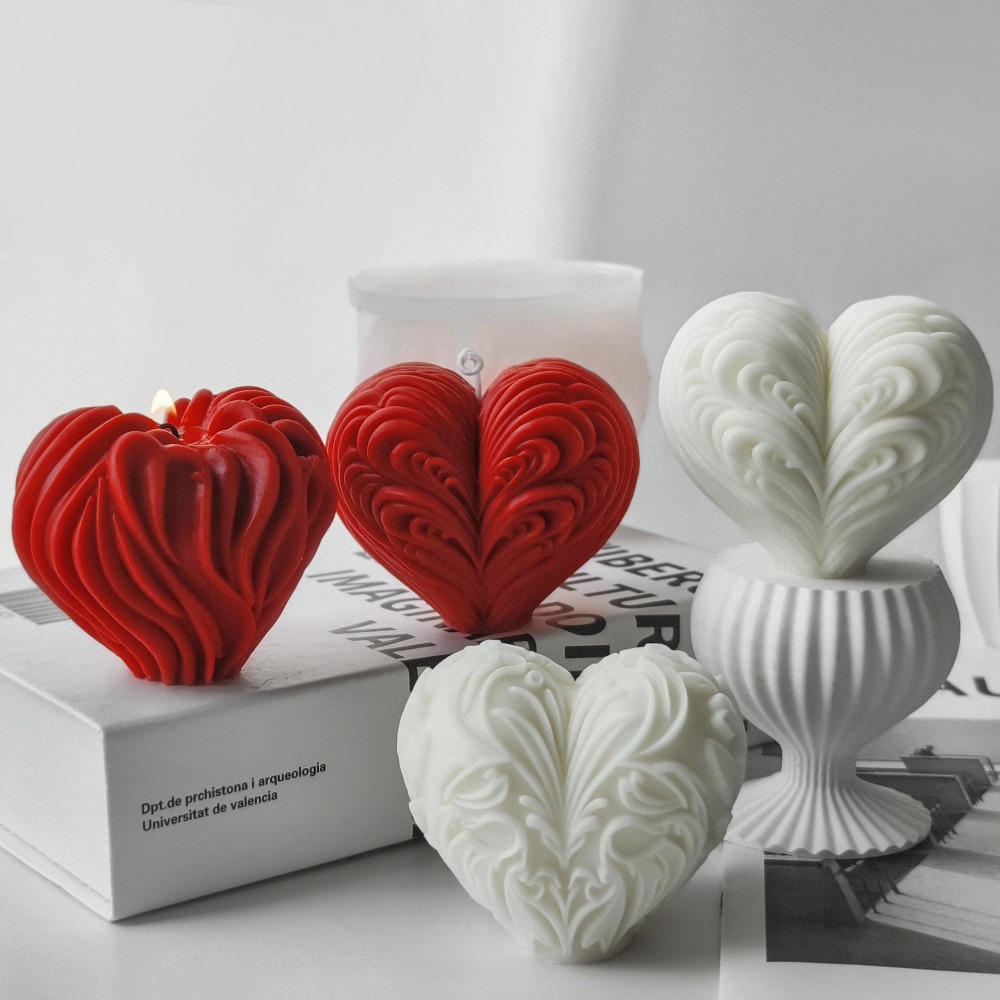 Romantic Heart Silicone Candle - Resin Ocean Wave Mold review and price