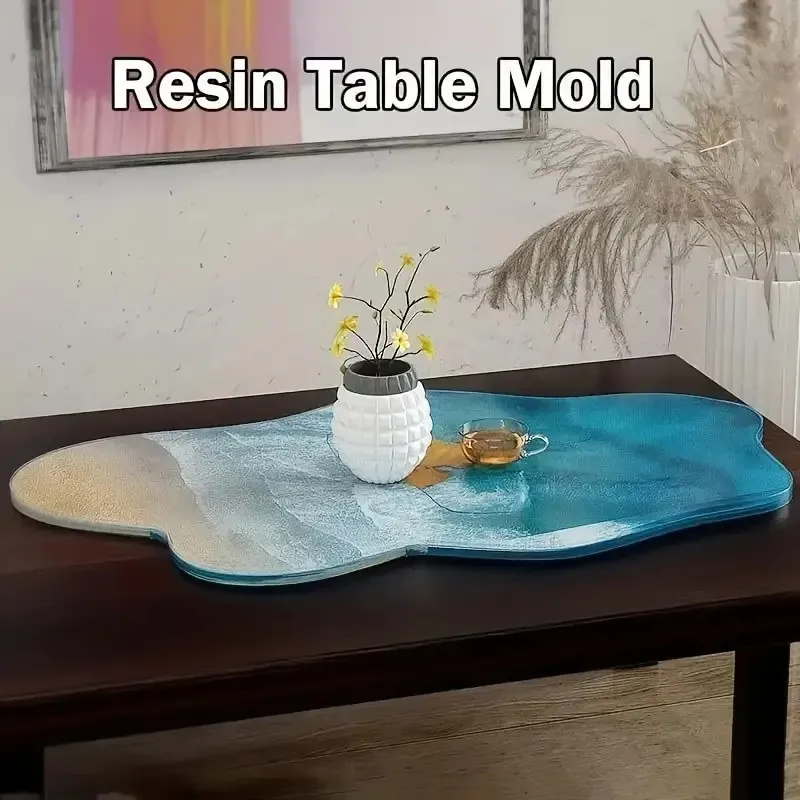 2026-Large 61cm Irregular tray - Resin Ocean Wave Mold review and price