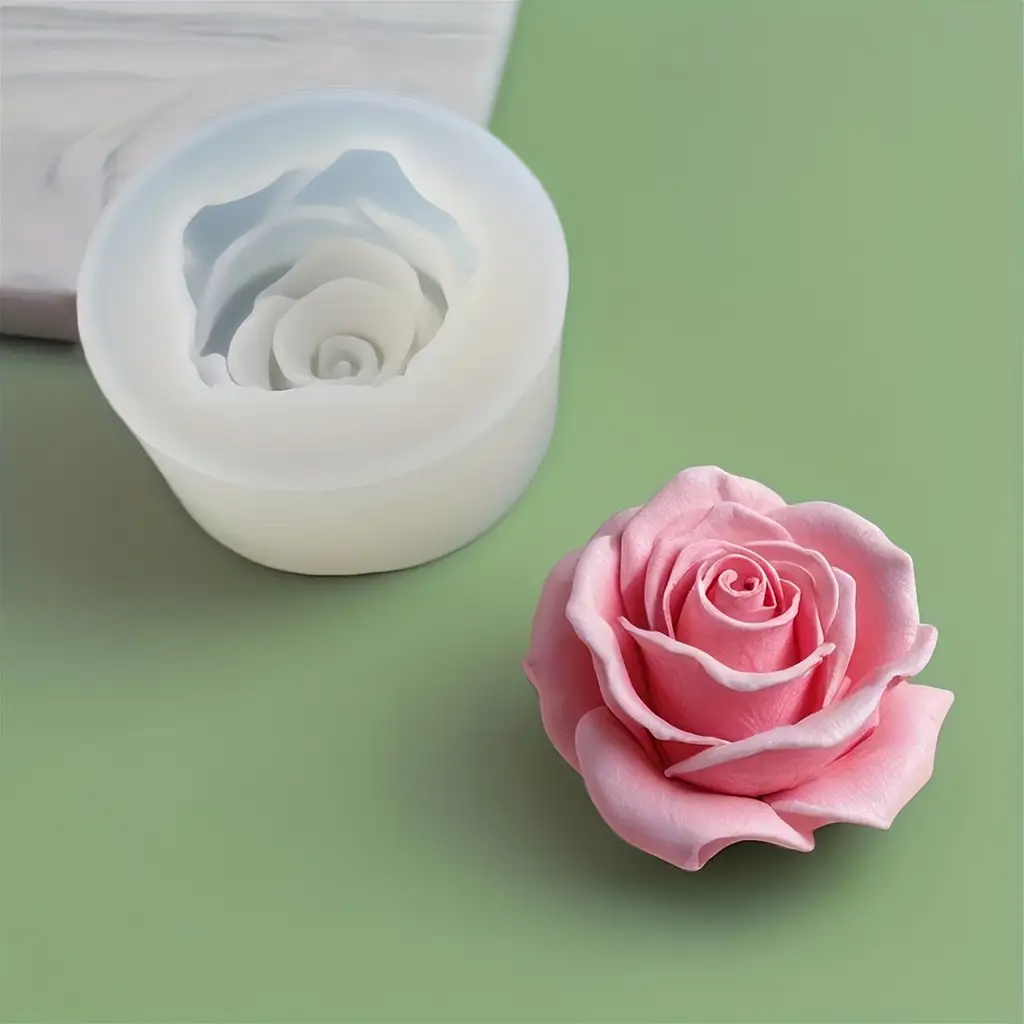 1 Rose Silicone Candle Mold -  - Flower Preservation Resin review and price