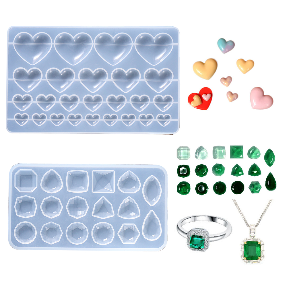 Love Heart Silicone Mold Jewel - Flower Preservation Resin review and price