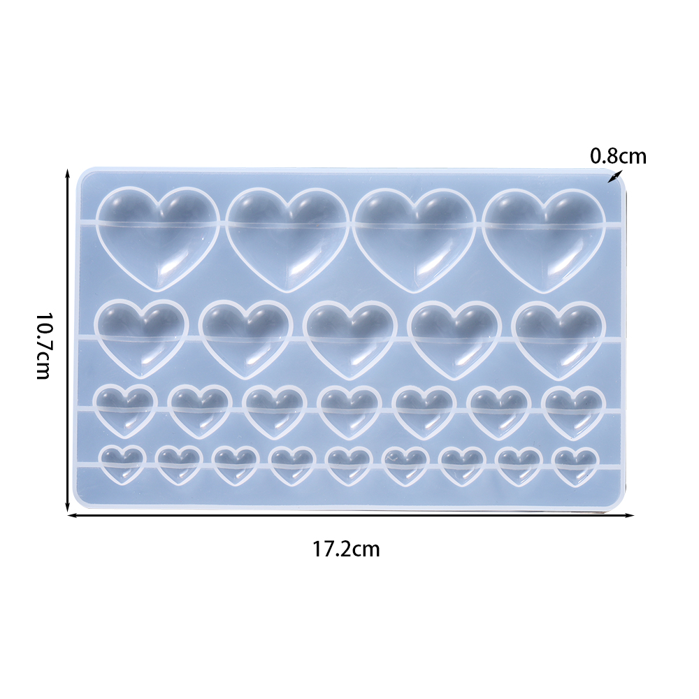 Love Heart Silicone Mold Jewel - Flower Preservation Resin review and price
