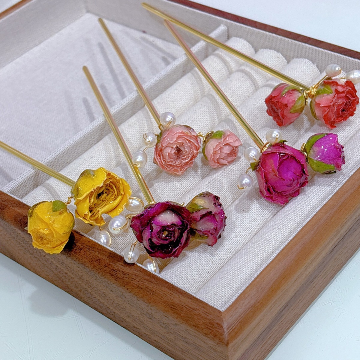 5pcs Drip Glue Roses Dried Flo - Dried Flower Bulk review and price
