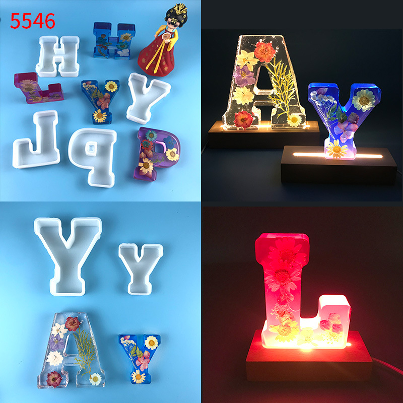 1pc A-Z Letter Silicone Molds  - Resin Craft Ideas review and price