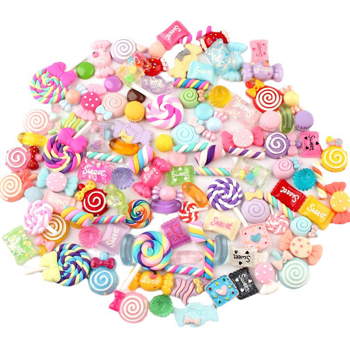 30pcs Random Candy Slime Charm - Resin Craft Kit review and price