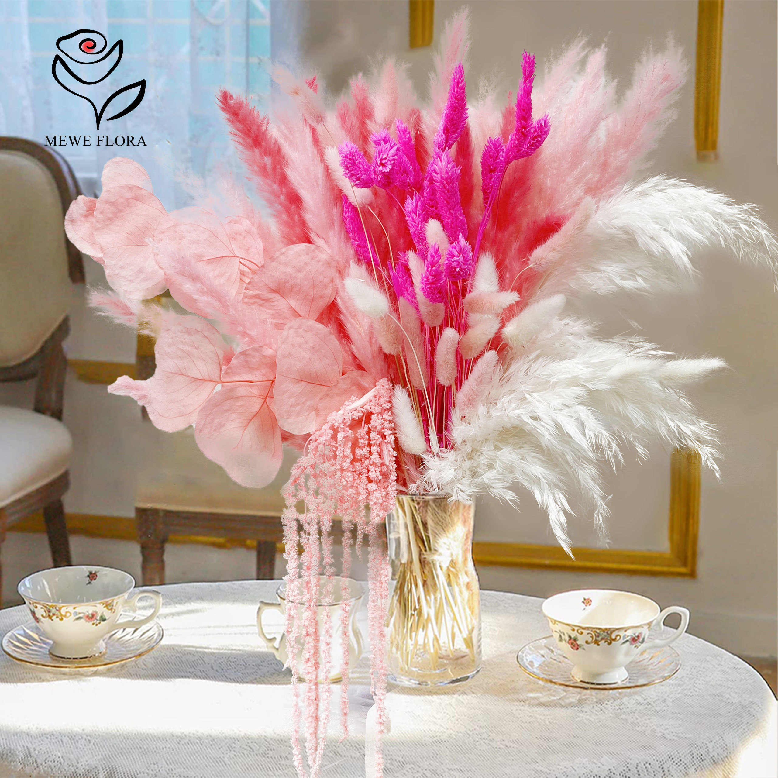 Natural Pampas Pink Dried Flow - Dried Flower Bulk review and price