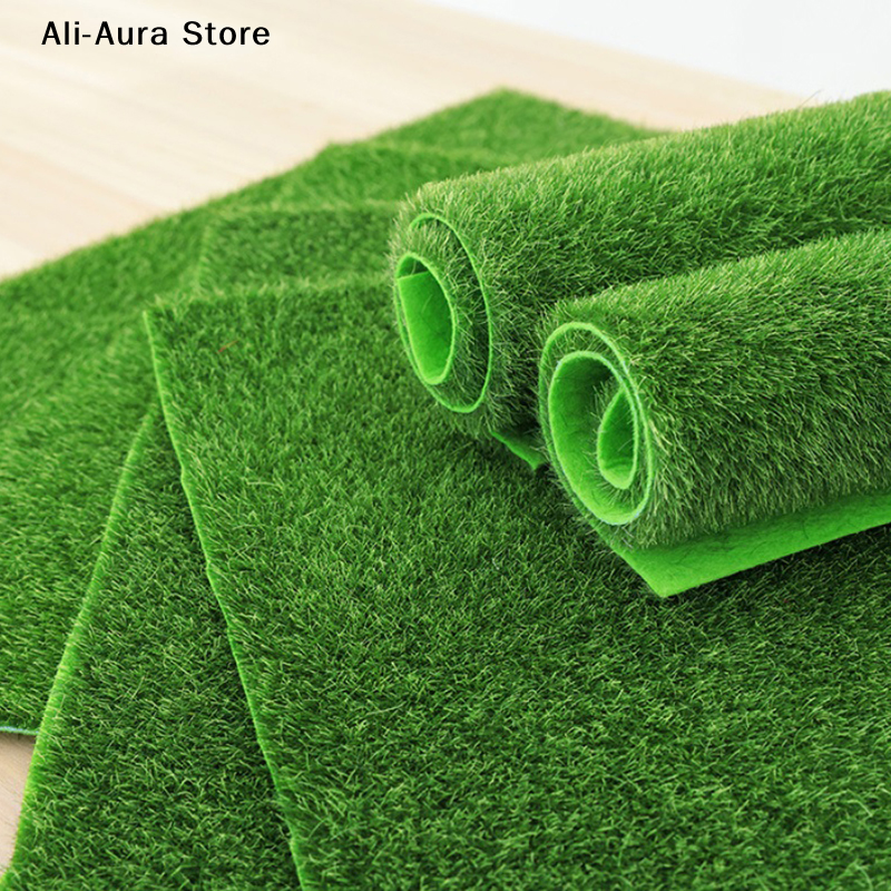 1Pcs Grass Mat Green Artificia - Terrarium Moss Art review and price