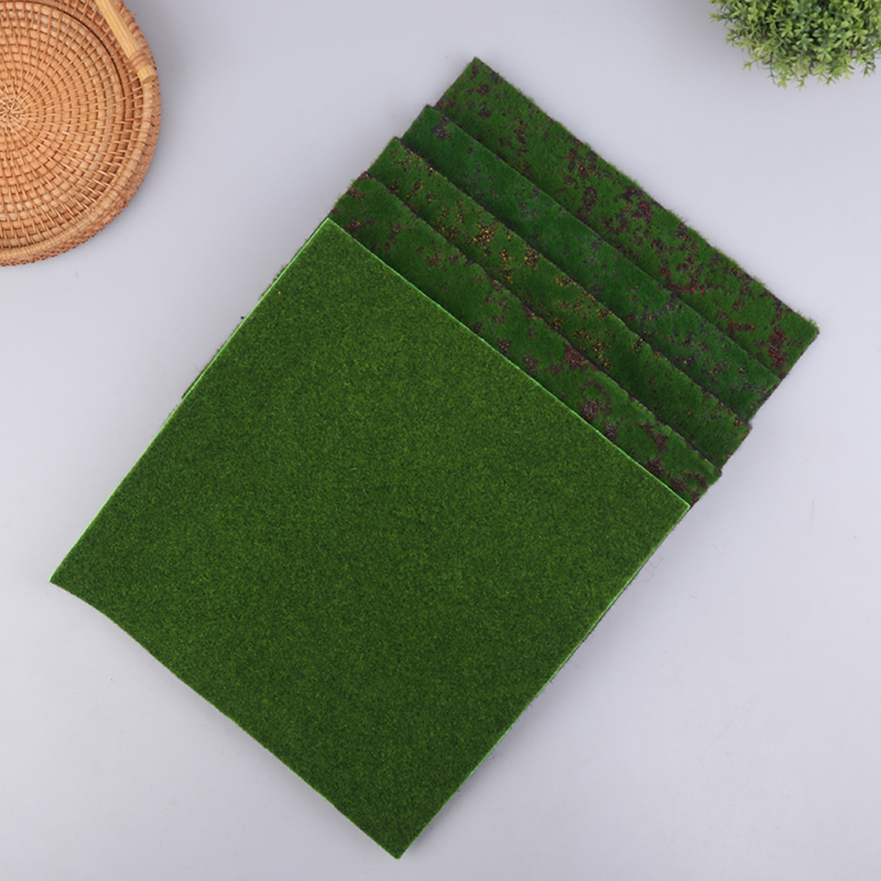 1Pcs Grass Mat Green Artificia - Terrarium Moss Art review and price