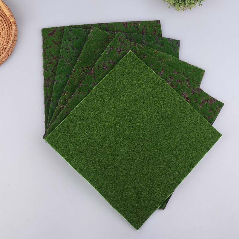 1Pcs Grass Mat Green Artificia - Terrarium Moss Art review and price