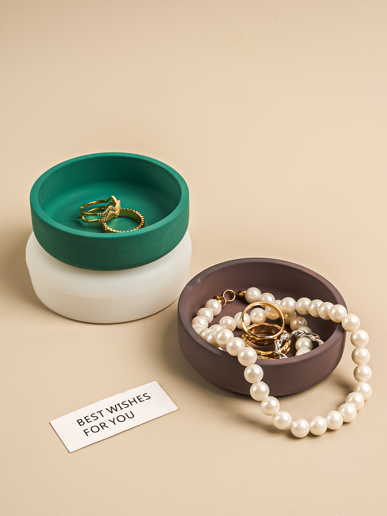 Nordic Round Storage Bowl Ceme - Coaster Mold Round review and price