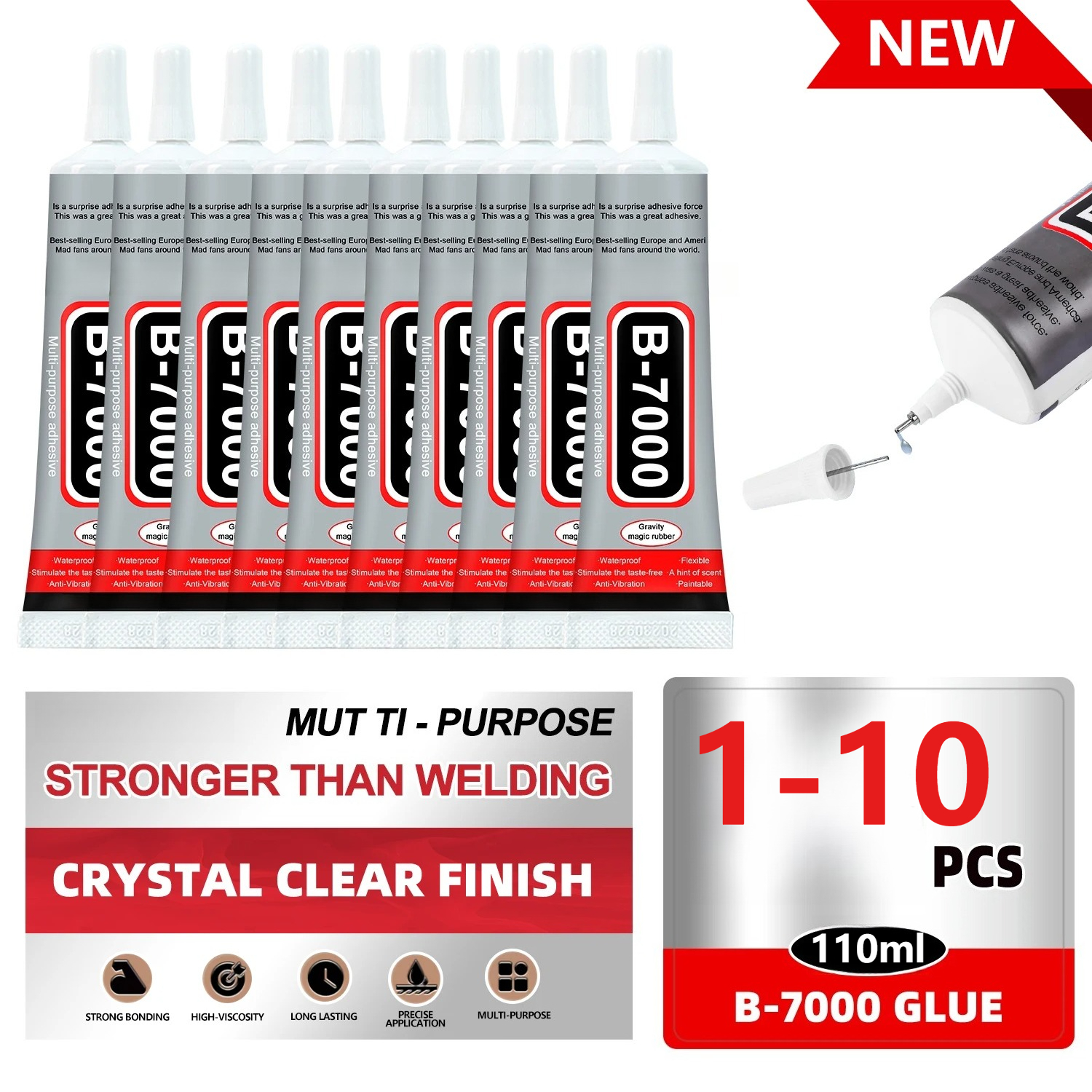 Super Glue B-7000 Loolifl 1-10 - Resin Crafts review and price