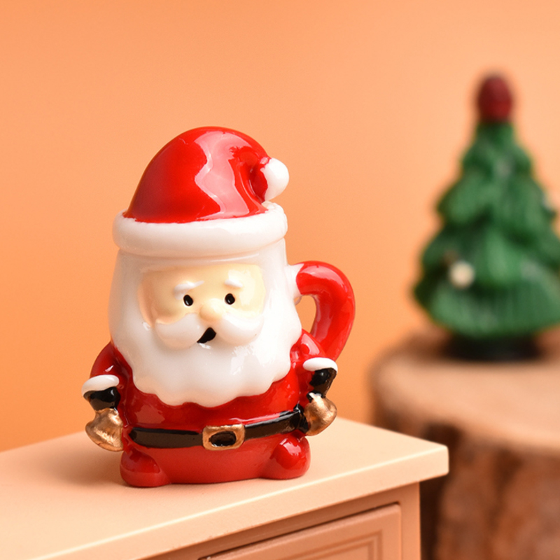 Mini Santa Teacup Ornament - R - Resin Craft Material review and price