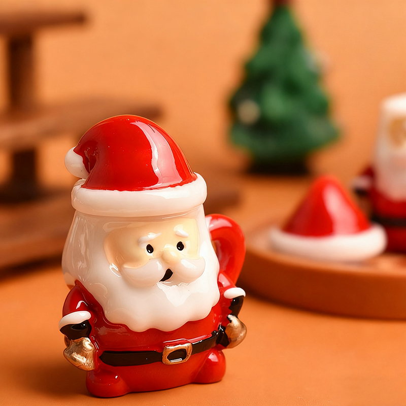 Mini Santa Teacup Ornament - R - Resin Craft Material review and price