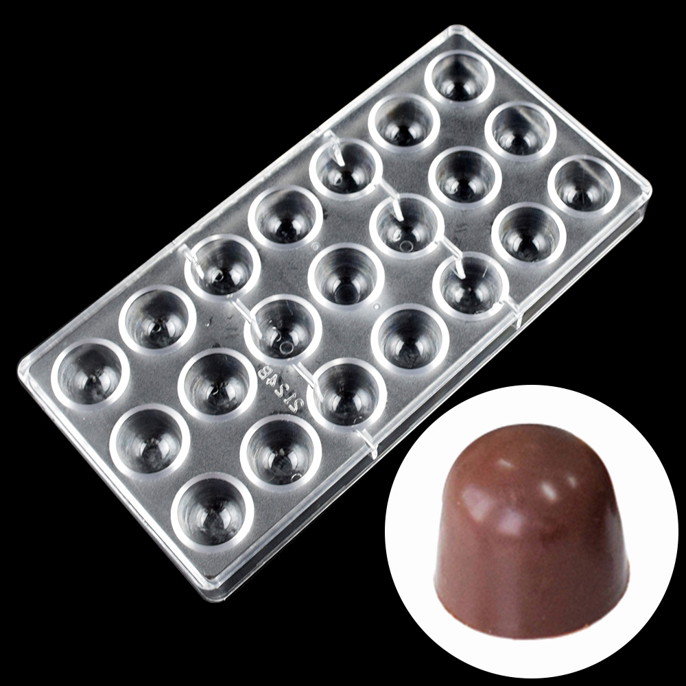 21 Cavity Dome Chocolate Mold  - Dome Mold Clear review and price