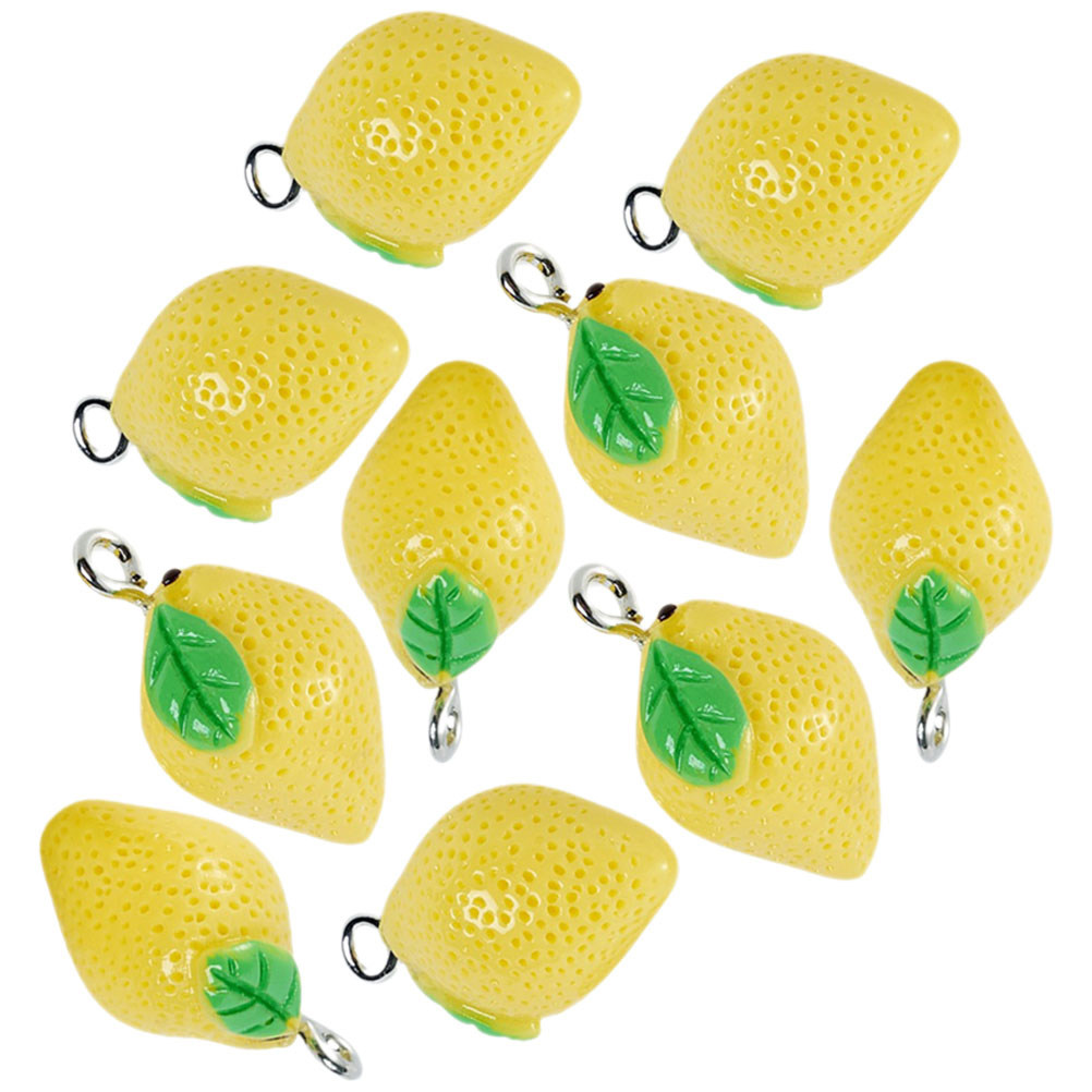 10Pcs Mini Lemon Charms Resin  - Resin Crafts review and price