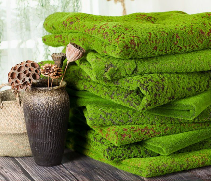 50X50cm Artificial Grass Rug F - Terrarium Moss Art review and price