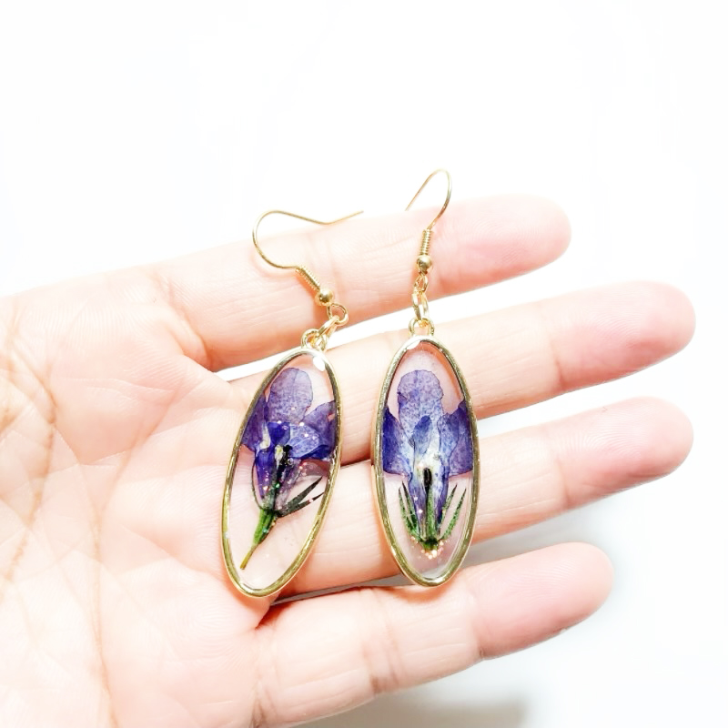 Dried Flower Earrings Heart Re - Dried Flower Bulk review and price
